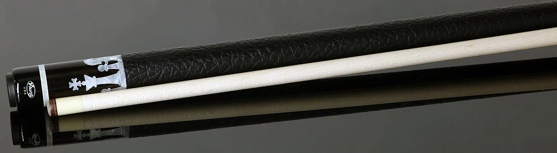 Viking Defender Series Maple with Ebony Points and White Pearl Chess Inlays Pool Cue - DF1200 - Image 3
