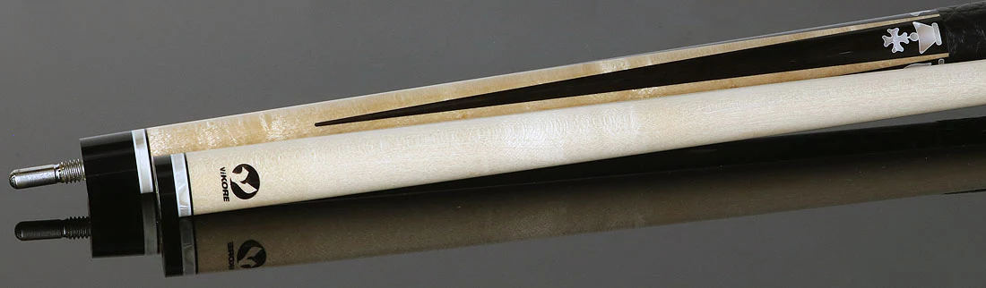 Viking Defender Series Maple with Ebony Points and White Pearl Chess Inlays Pool Cue - DF1200 - Image 4