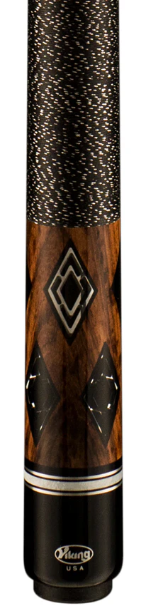Viking Motore Series Rosewood with 116 Mirror and Black Inlays Play Cue - Image 2