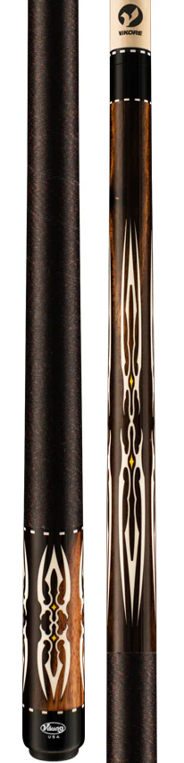 Viking Motore Series Streaked Ebony with White Pearl Inlays Play Cue - MT0200 - Image 3