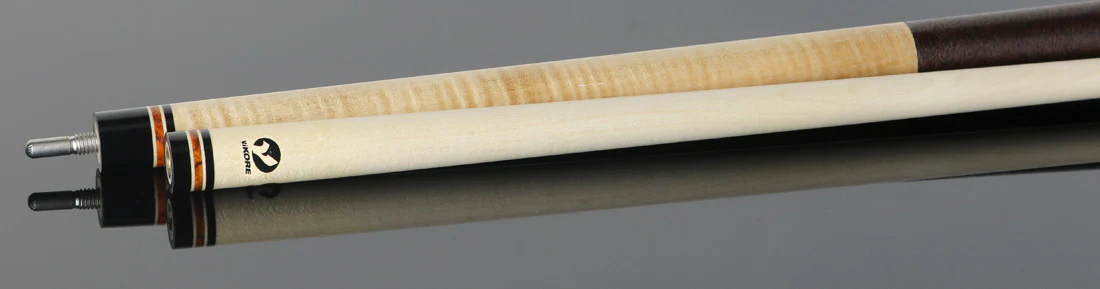 Viking Ovation Series Khaki-Stained Birdseye Play Cue with Vikore Shaft - OV0204 - Image 3