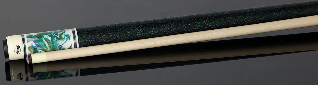 Viking SmartShops Series Teal Stained Maple with Frost Meadow Pearl Sleeve Cue of the Month - - Image 3