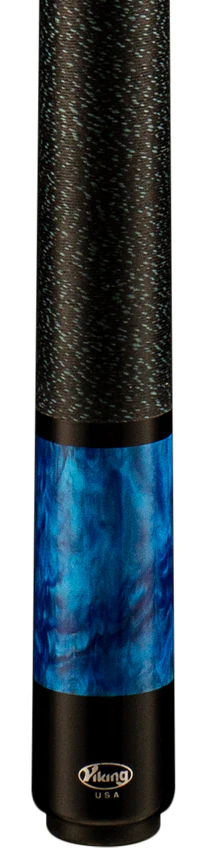 Viking Storm Series Ocean Blue-Stained Maple with Blue Premium Pearl Play Cue - ST0707 - Image 2