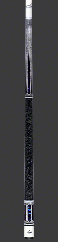 Meucci 2020 Gray - Purple Pearl - Black/White Wrap Pool Cue with Pro Shaft - 2020GYPUBKWHP - Image 4