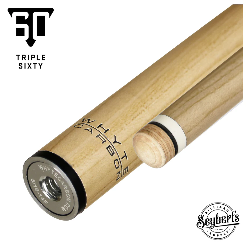 Triple 60 Whyte Carbon 5/16 x 14 Thread Wood Grain Carbon Play Shaft